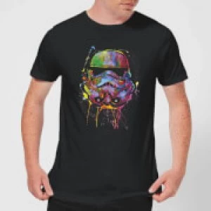 Image of Star Wars Paint Splat Stormtrooper T-Shirt - Black