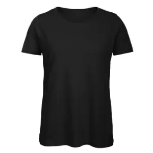 Image of B&C Womens/Ladies Favourite Organic Cotton Crew T-Shirt (S) (Black)