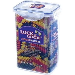 Image of Lock & Lock Food Storage Container - Rectangular 1.3L (137 x 104 x 185mm)