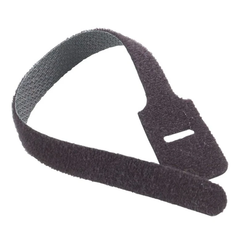 Image of FDL 200 X 13mm HOOK & LOOP CABLE TIE - BLACK (100pcs)