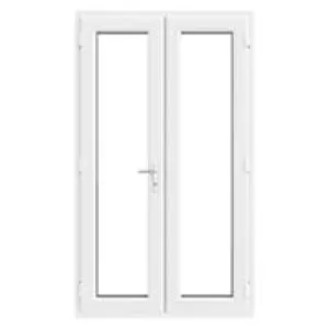 Image of 4ft Clear PVCu External French Door set H2055mm W1190mm