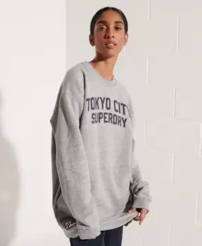 Image of Superdry City College Crew Sweatshirt Dress