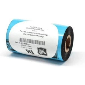 Image of Zebra 800132-002 Original Wax Printer Ribbon 2300 (57mm x 74m)