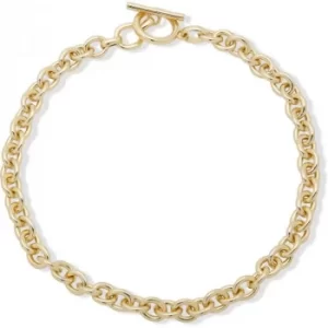 Image of DKNY Jewellery Gold Coloured 17" Link Collar Necklace