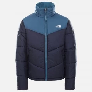Image of The North Face Mens Saikuru Jacket - Aviator Navy/Mallard Blue - XXL