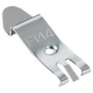 Image of HellermannTyton 181 55800 DINClip FM4 DINCLIP FM4 Chrome