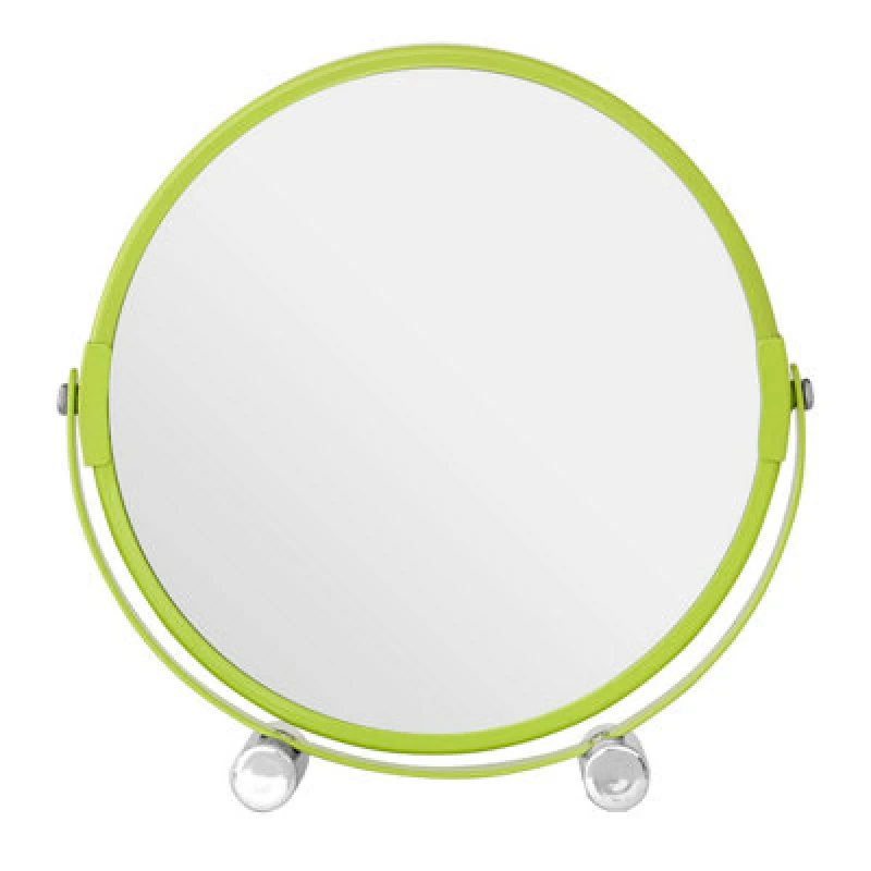 Image of Interiors by Premier Mison Lime Green Shaving Mirror With Feet Green