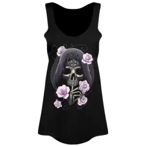 Image of Requiem Collective Womens/Ladies Silent Spectre Vest Top (L) (Black)