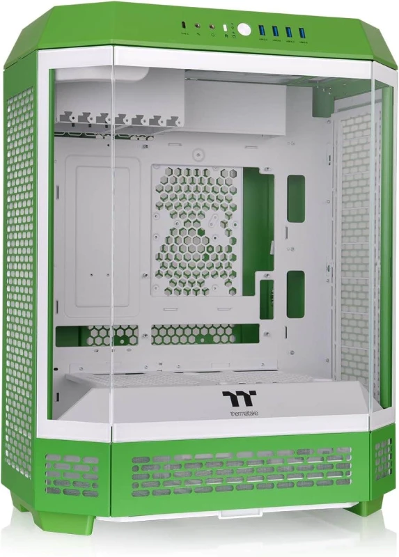 Image of Thermaltake The Tower 600 Light-year Green E-ATX Tempered Glass ARGB Gaming PC Case - CA-1Z1-00MOWN-00