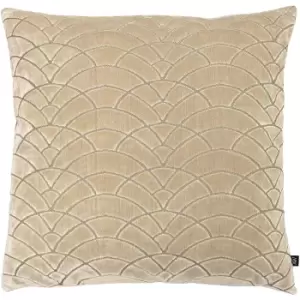 Image of Ashley Wilde Dinaric Cushion Cover (One Size) (Gold/Mocha Brown)