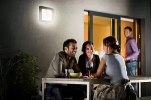 Image of Philips MyGarden Orchard Wall Light - Inox