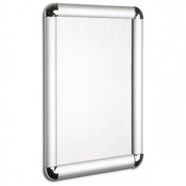 Image of Seco A2 Snap Frame with Round Corners 25mm Silver - ROUNDA2 25038SS EXR25038SS