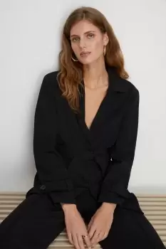 Image of Premium Crepe Tailored Blazer