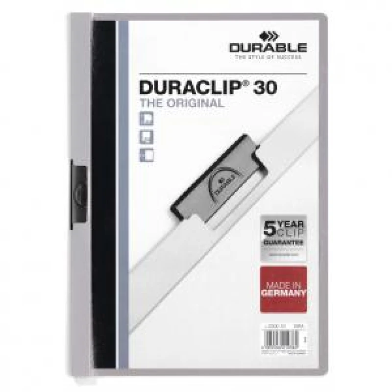 Image of Durable Durable Clip file DURACLIP 30 - 2200 220010 A4 Grey 220010