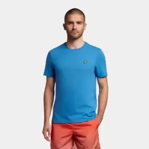 Image of Mens Plain T-Shirt - Spring Blue - XS