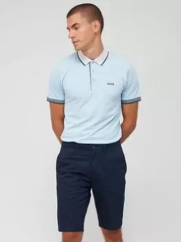 Image of BOSS Paule Polo Shirt - Pastel Blue, Pastel Blue Size M Men