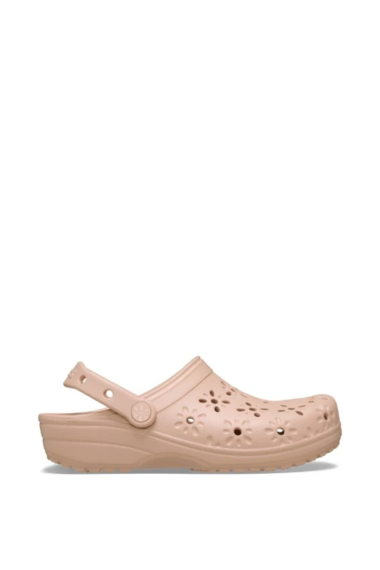 Image of Crocs Classic Floral Clogs Caramel Women 37/38 (4 to 5);38/39 (5 to 6)