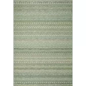 Image of Homespace Direct - Brighton Indoor/Outdoor Rug Green 120x170cm - Green