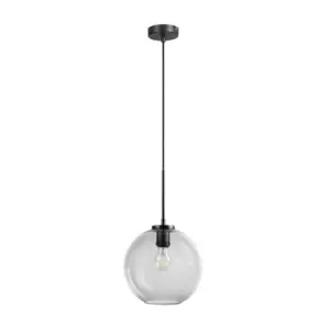 Image of Loop Smoke Pendant Ceiling Light 25cm
