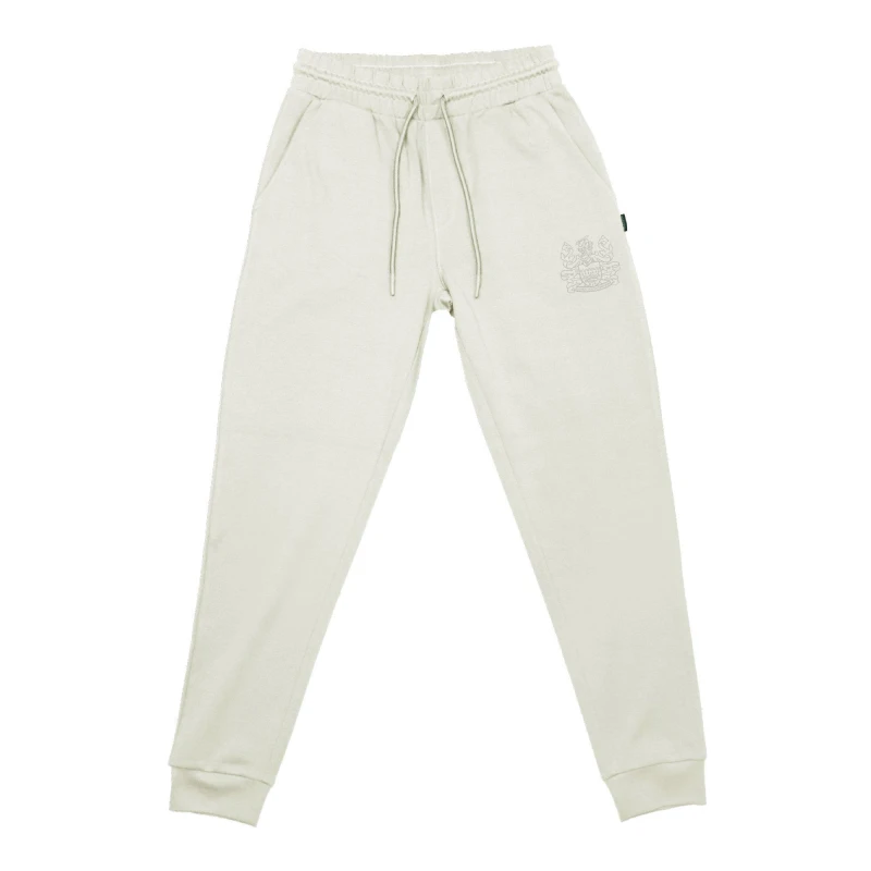 Image of Aquascutum Mens Closed Hem Fleece Joggers Closed Hem Fleece Jogging Bottoms Small Beige 48271504350