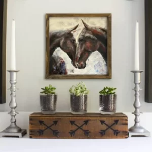 Image of MZM187 Multicolor Decorative Framed MDF Painting