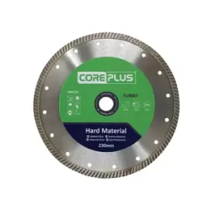 Image of CorePlus HM230 Hard Material Turbo Diamond Blade 230mm