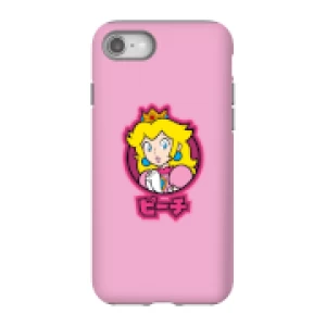 Image of Nintendo Super Mario Peach Kanji Phone Case - iPhone 8 - Tough Case - Gloss