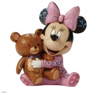 Image of Disney Traditions Bed Time Besties Minnie Mouse Figurine