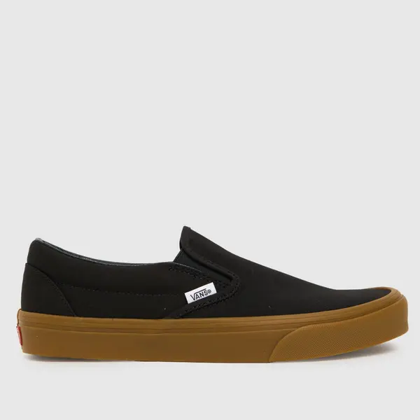 Image of Vans classic slip on trainers in Black UK 7 (EU 40½)