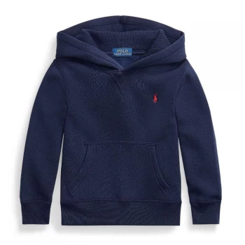 Image of Polo Ralph Lauren Junior Boys Small Logo OTH Hoodie - Cruise Navy