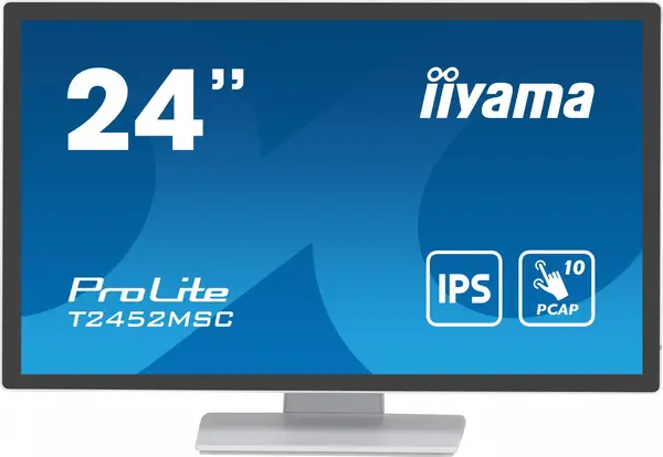Image of iiyama ProLite 23.8" T2452MSC-W1 Full HD LCD Touch Screen Monitor