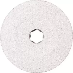 Image of PFERD 64194006 COMBIKLICK ceramic grain fiber disc Ø 115mm CO-ALU 60 for soft non-ferrous metals Diameter 115 mm