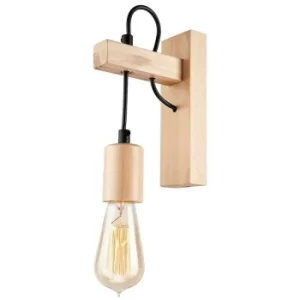 Image of Leon Industrial Wall Light Natural, 1x E27