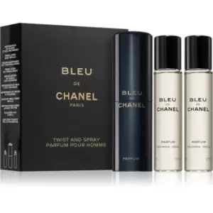 Image of Chanel Bleu de Chanel perfume + One Refill For Him 3x20 ml