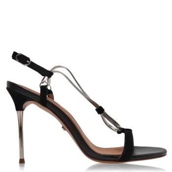 Image of Reiss Kendall Strap Heels - Black