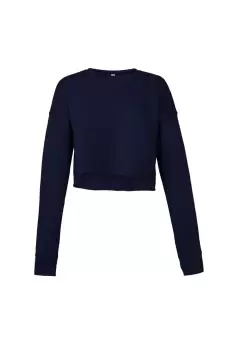Image of Cropped Crew Fleece Top