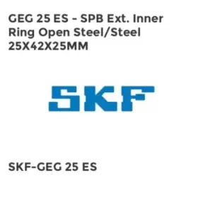Image of GEG 25 ES - SPB Ext. Inner Ring Open Steel/Steel 25X42X25MM
