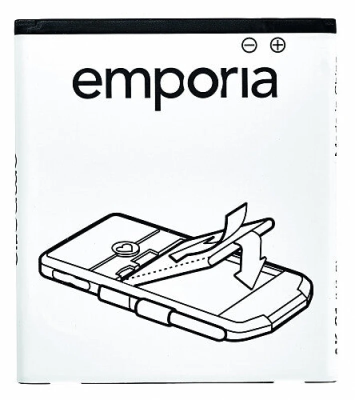 Image of Emporia Emporia AK-S3-BC mobile phone spare part Battery Black, White AK-S3-BC