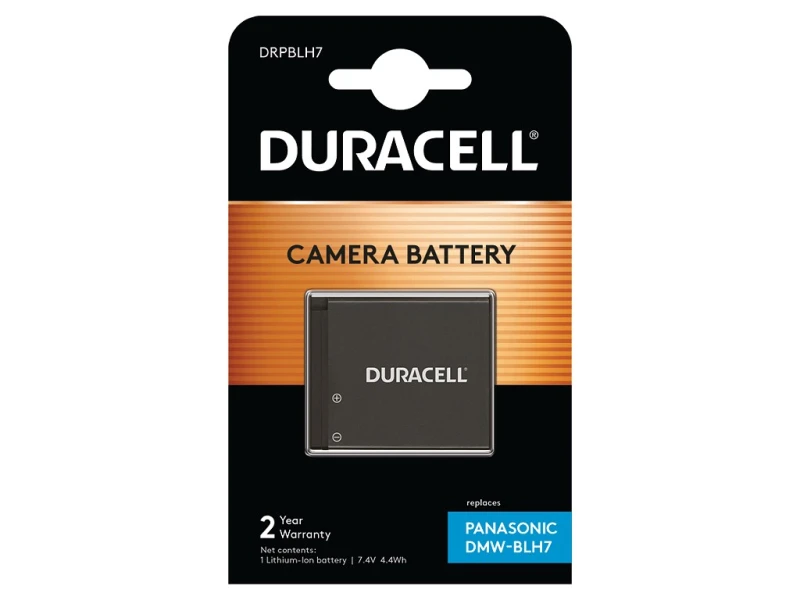 Image of Duracell Camera Battery - replaces Panasonic DMW-BLH7E Battery
