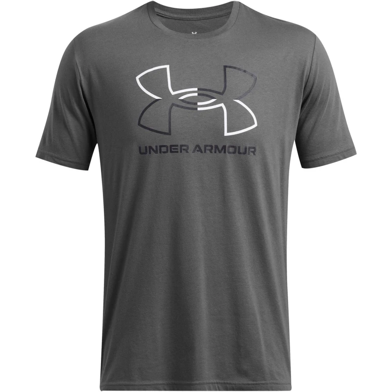 Image of Under Armour Foundation T-Shirt Castlerock/White M