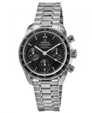 Image of Omega Speedmaster Co-Axial Chronograph 38mm Black Dial Stainless Steel Mens Watch 324.30.38.50.01.001 324.30.38.50.01.001