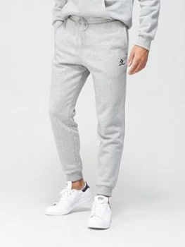 Image of Converse Embroidered Star Chevron Pants - Vintage Grey Heather, Vintage Grey Heather Size M Men