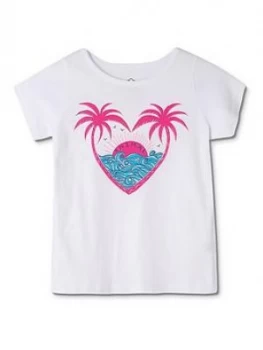 Image of Animal Girls Abella Short Sleeve T-Shirt - White