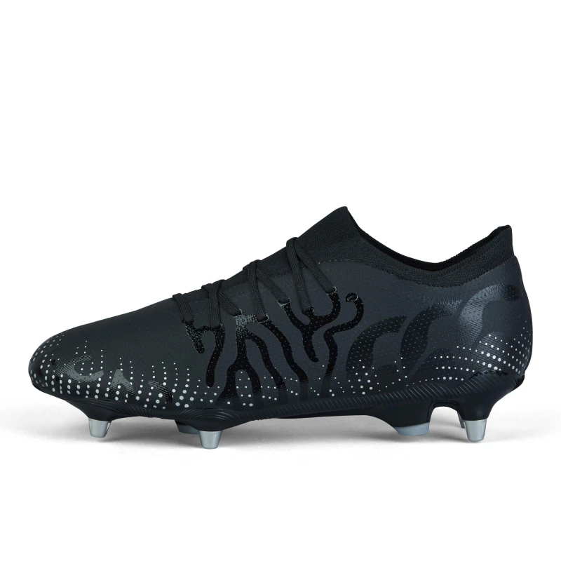 Image of Canterbury Speed Infinite Pro Soft Ground Rugby Boots Black/Silver male 7 (41.5)