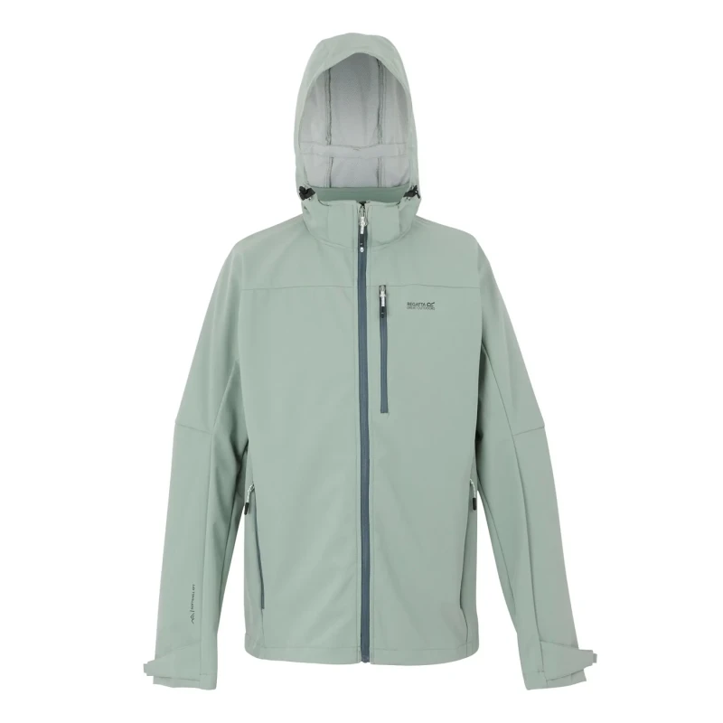 Image of Regatta Regatta Men 'Arana' Waterproof Softshell Jacket in Mid Grey Size: Medium Mid Grey M Male 5063019981550