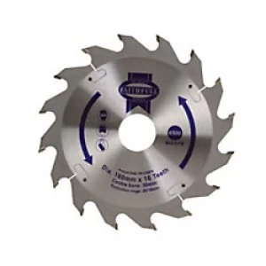 Image of Faithfull TCT Circular Saw Blade 160 x 30 mm x 16T