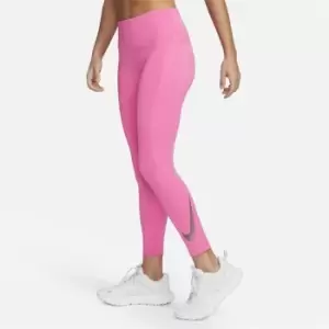 Image of Nike Dri-FIT Fast Womens Mid-Rise 7/8 Leggings - Pink