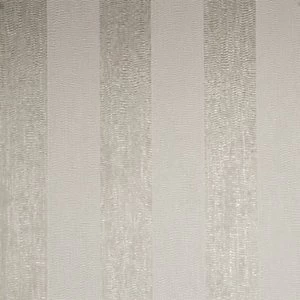 Image of Boutique Water Silk Stripe Ivory/Taupe Decorative Wallpaper - 10m