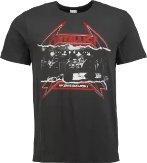 Image of Metallica Amplified Collection - Young Metal Attack T-Shirt charcoal