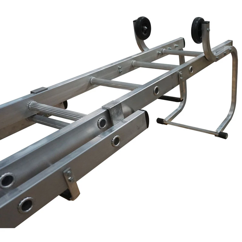 Image of Lyte Trade Roof Ladder 2 Section 13+11 Rung, Silver TRL235